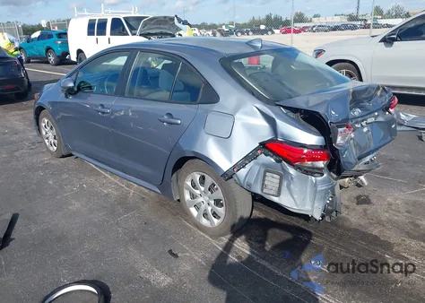 2025 Toyota Corolla Le from USA, damaged, VIN 5YFB4MDE3SP273582